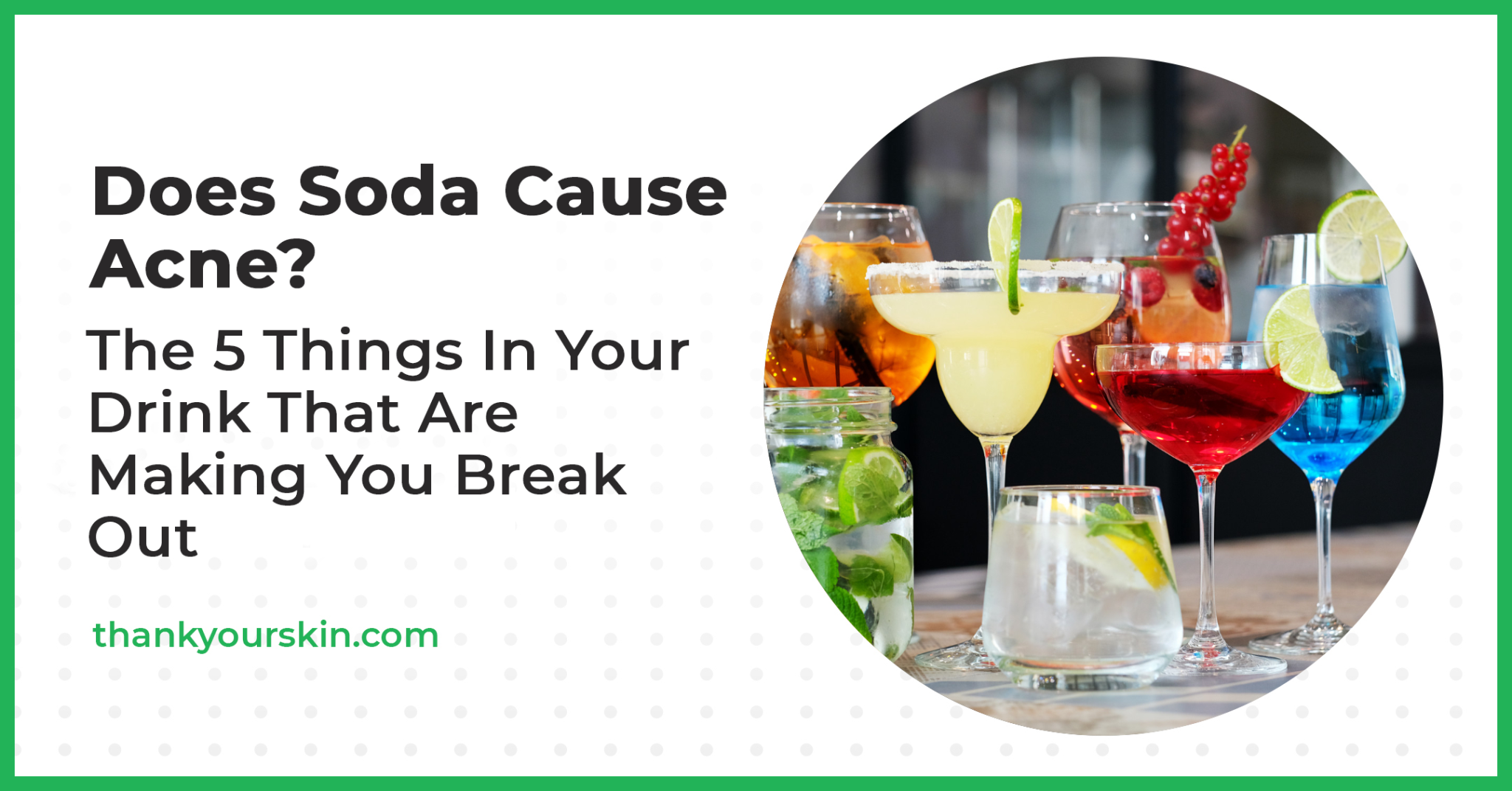 The Hard Truth Does Soda Cause Acne?